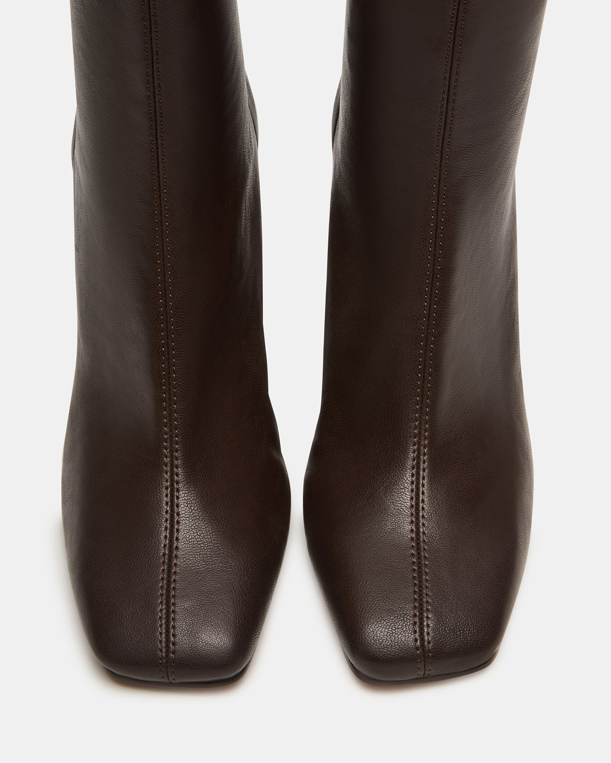 KHELAN Brown Square-Toe Heeled Women's Ankle Boot - Steve Madden