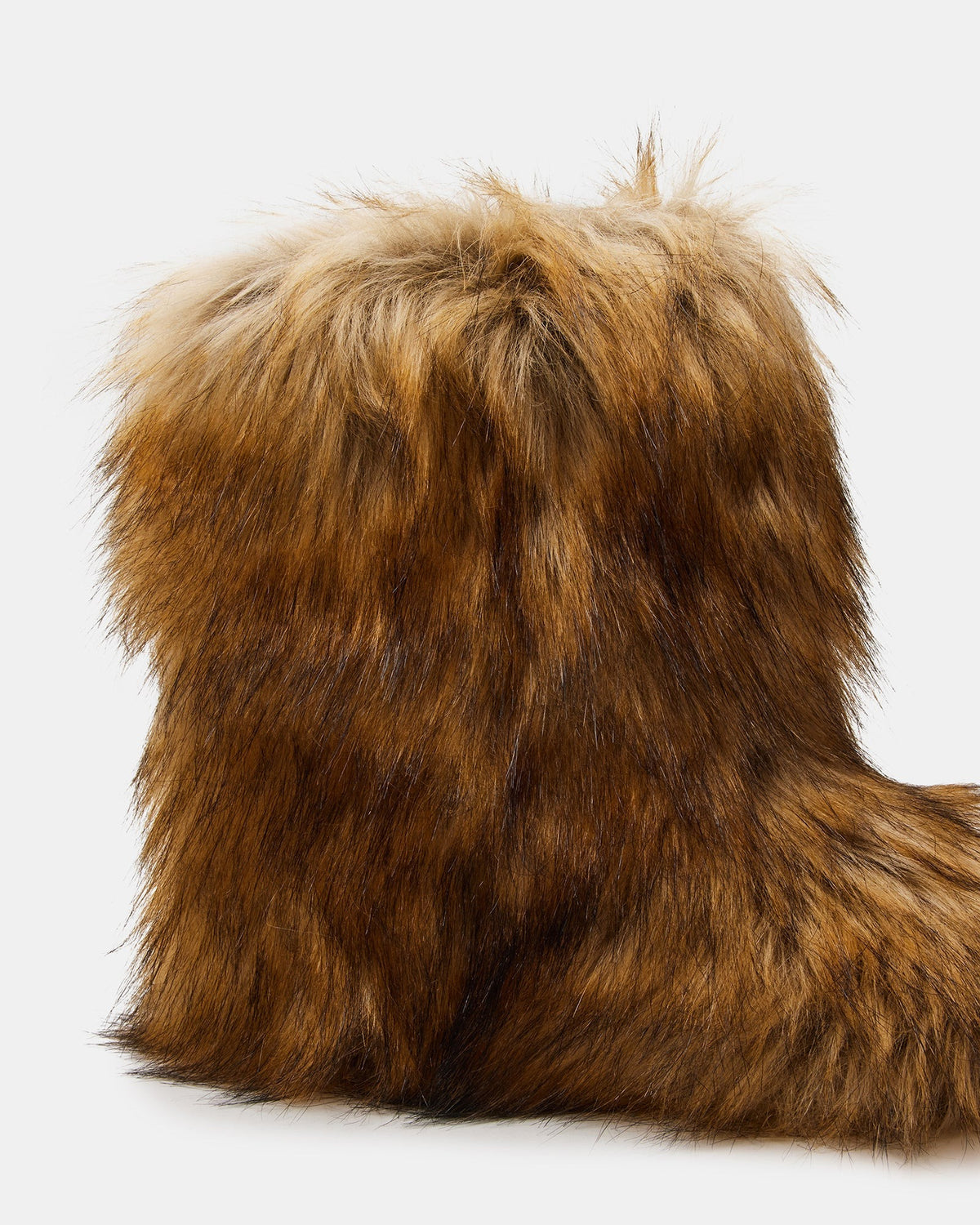 BEASTIE Tan Multi Women's Faux Fur Bootie - Steve Madden