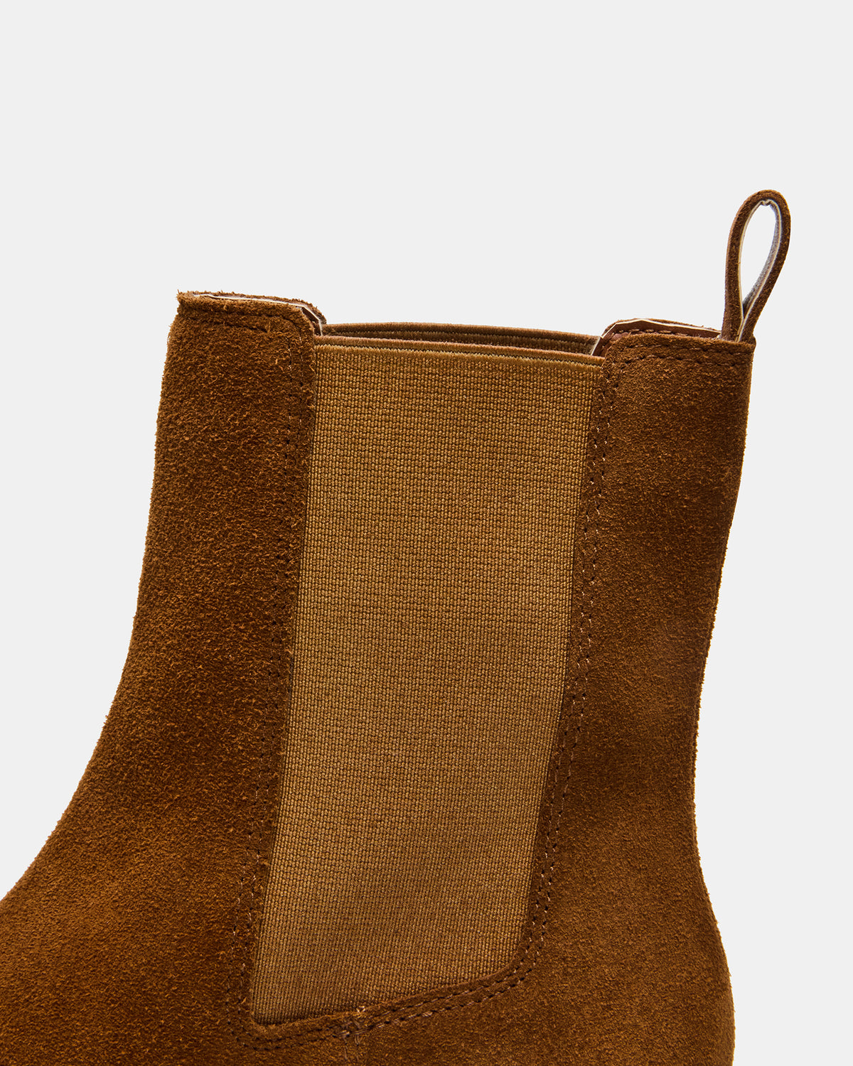 KAPLAN Camel Suede Chelsea Block Heel Women's Ankle Boot - Steve Madden