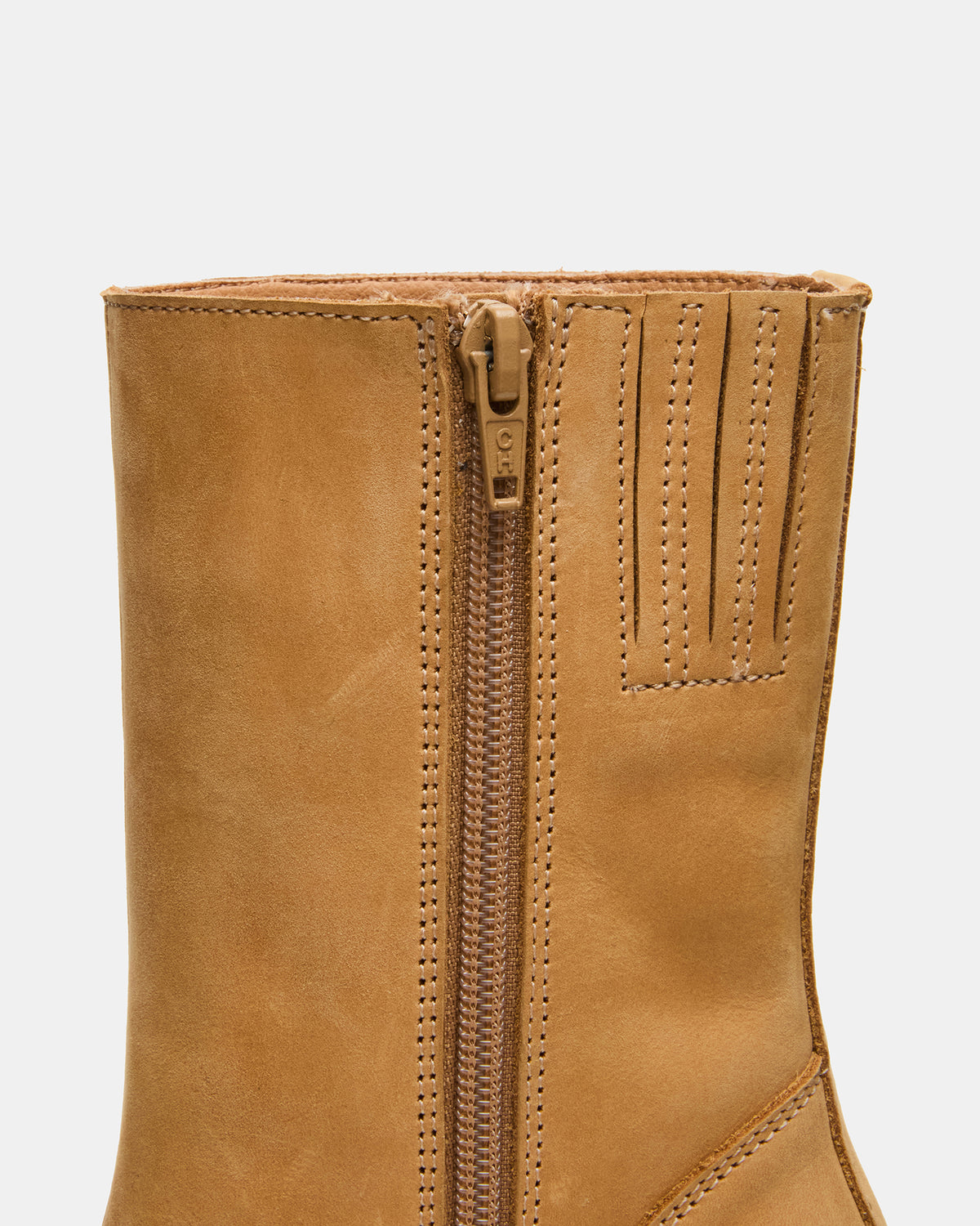 FUSION Banana Leather Square-Toe Block Heel Women's Ankle Boot - Steve Madden