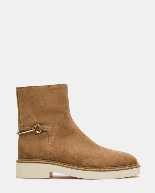 DIABLO Taupe Suede Women's Ankle Boot - Steve Madden