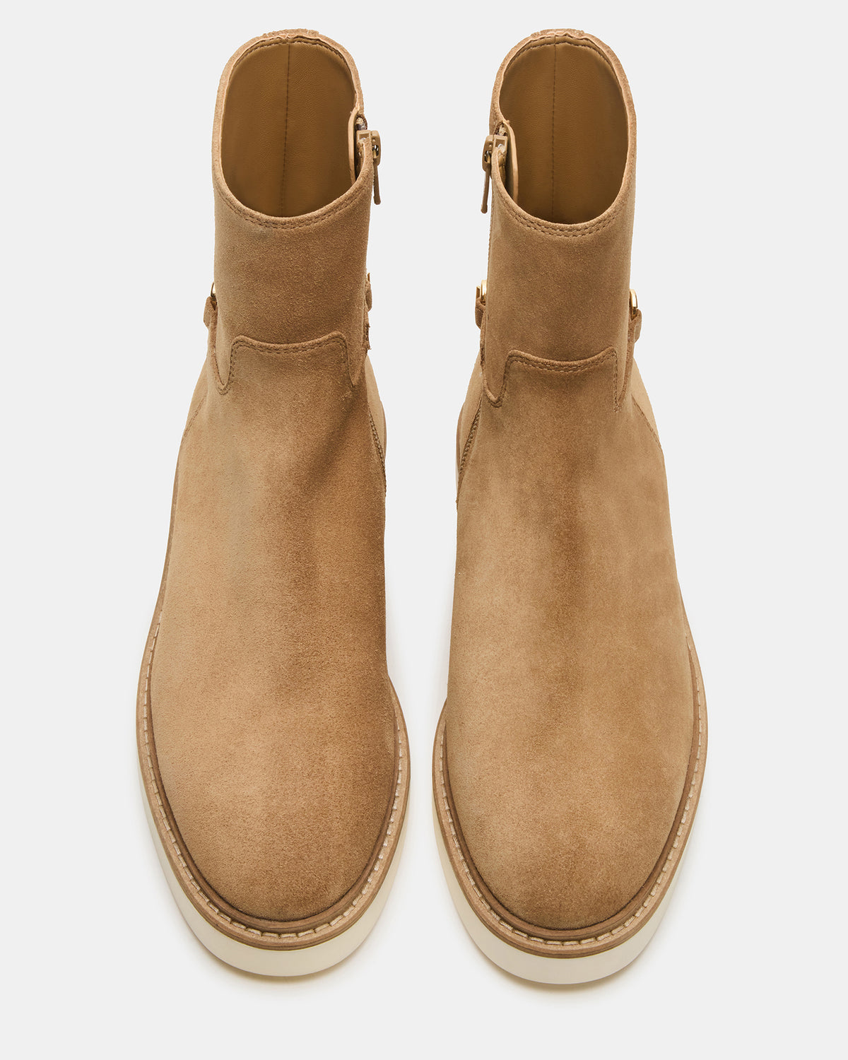 DIABLO Taupe Suede Women's Ankle Boot - Steve Madden