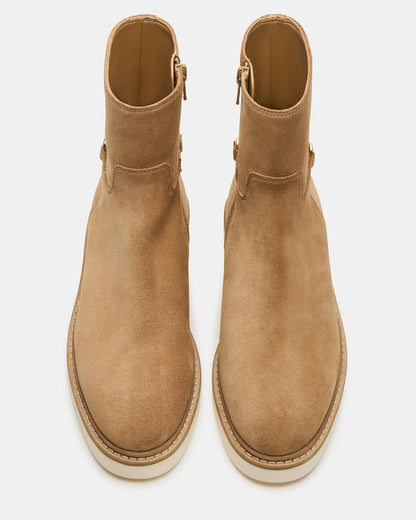 DIABLO Taupe Suede Women's Ankle Boot - Steve Madden