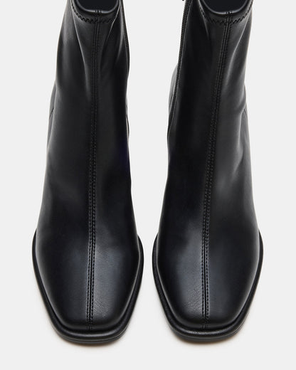 PAMMY Black Square-Toe Block Heel Women's Ankle Boot - Steve Madden