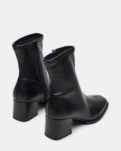 PAMMY Black Square-Toe Block Heel Women's Ankle Boot - Steve Madden