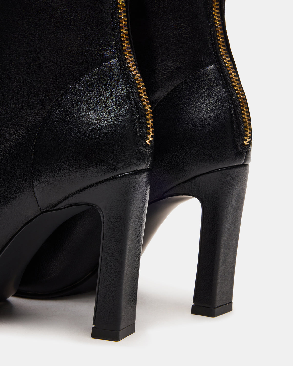 KHELAN Black Square-Toe Heeled Women's Ankle Boot - Steve Madden