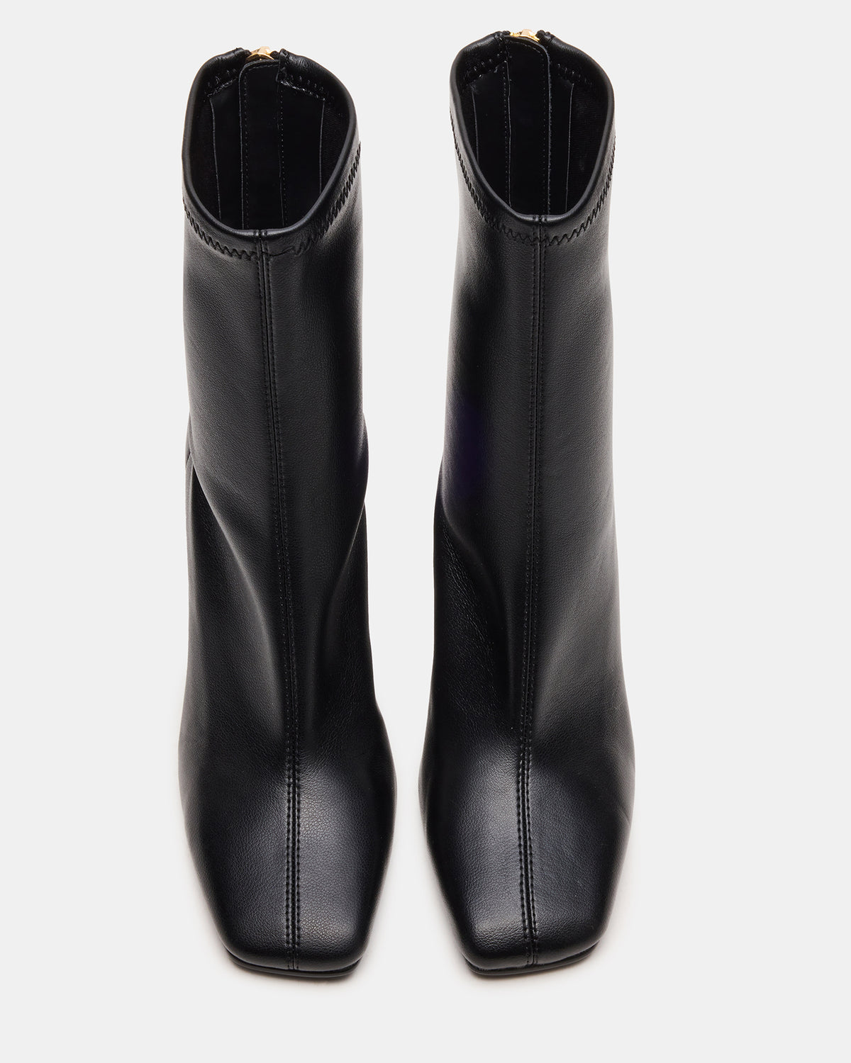 KHELAN Black Square-Toe Heeled Women's Ankle Boot - Steve Madden
