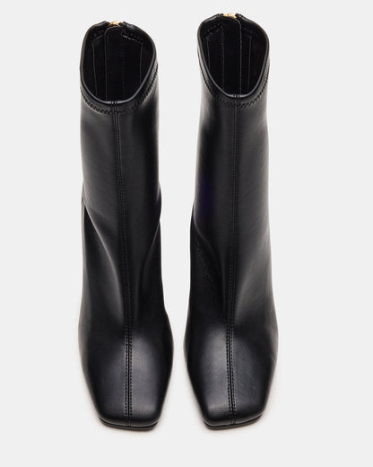 KHELAN Black Square-Toe Heeled Women's Ankle Boot - Steve Madden
