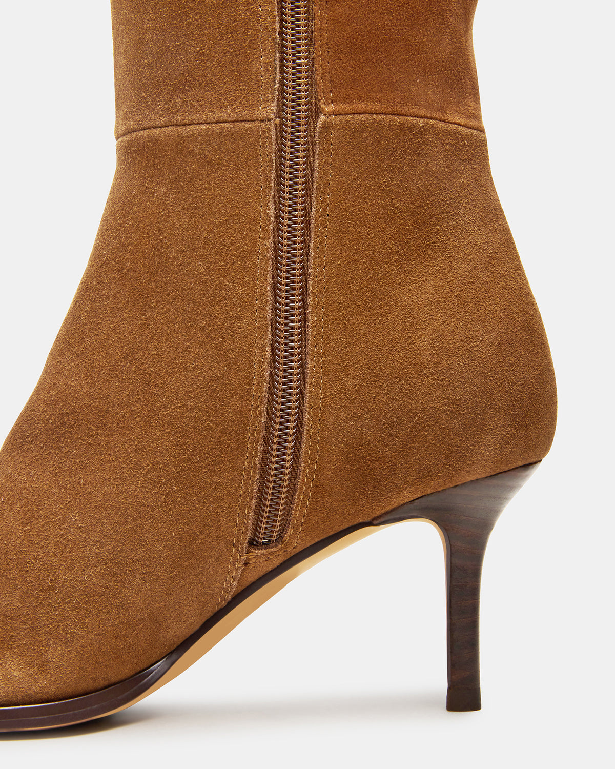 LINGO Chestnut Suede Pointed-Toe Knee-High Women's Boot - Steve Madden