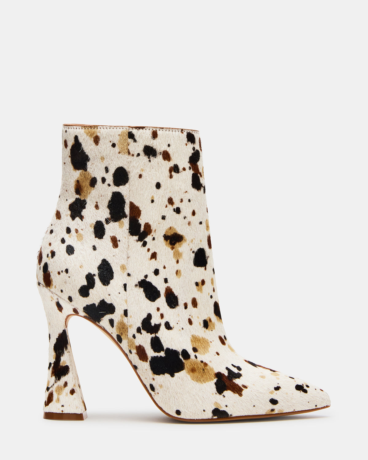 BOLERO Tan Multi Pointed-Toe Heeled Women's Ankle Boot - Steve Madden