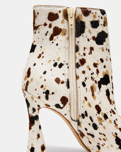 BOLERO Tan Multi Pointed-Toe Heeled Women's Ankle Boot - Steve Madden