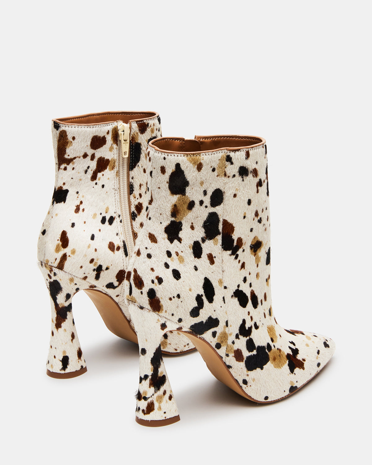 BOLERO Tan Multi Pointed-Toe Heeled Women's Ankle Boot - Steve Madden