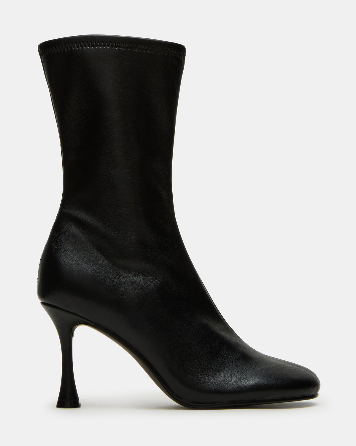 LORENZA Black Heeled Women's Ankle Boot - Steve Madden