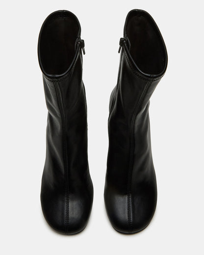 LORENZA Black Heeled Women's Ankle Boot - Steve Madden