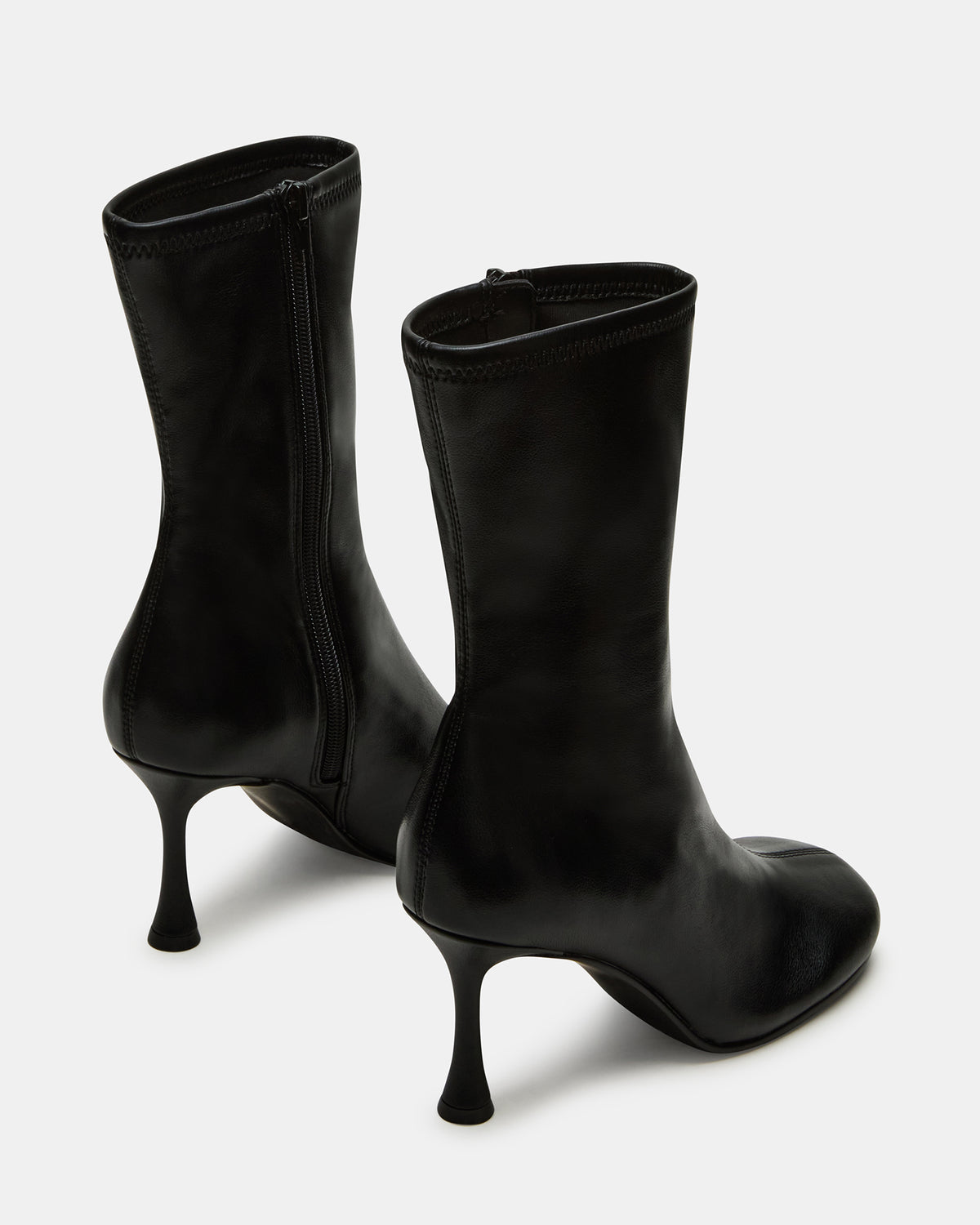 LORENZA Black Heeled Women's Ankle Boot - Steve Madden