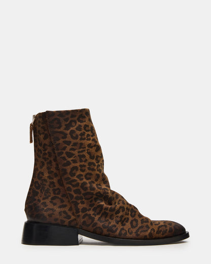 NEXIE Leopard Women's Pointed-Toe Ankle Boot - Steve Madden