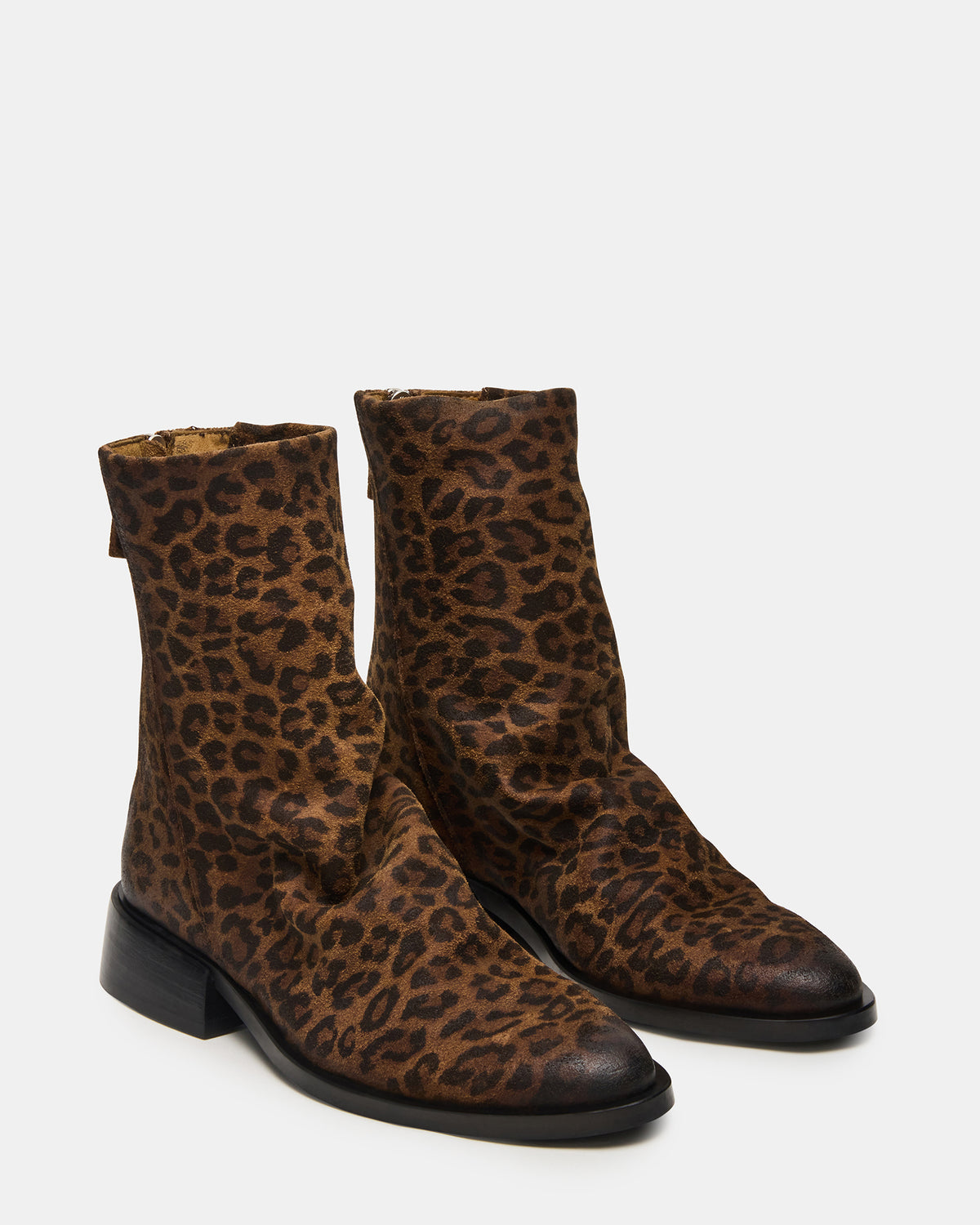 NEXIE Leopard Women's Pointed-Toe Ankle Boot - Steve Madden