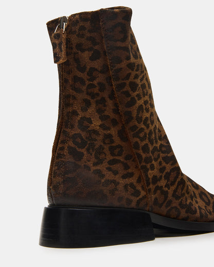 NEXIE Leopard Women's Pointed-Toe Ankle Boot - Steve Madden