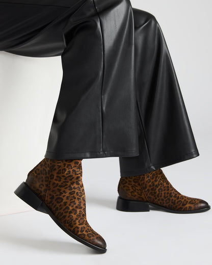 NEXIE Leopard Women's Pointed-Toe Ankle Boot - Steve Madden