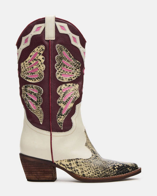 ARROYO Brown Multi Western Pointed-Toe Women's Boot - Steve Madden
