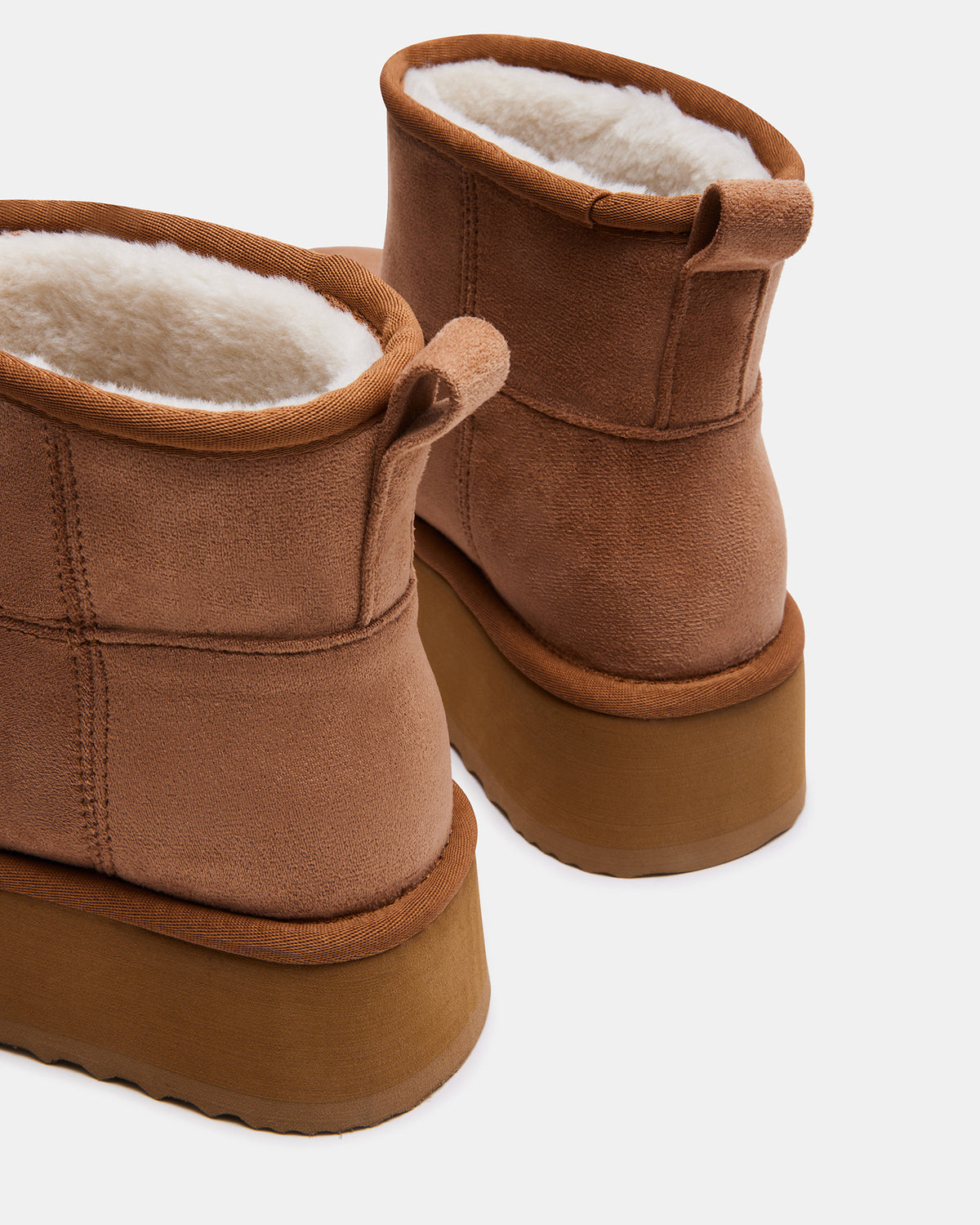 CRUE Chestnut Faux Fur Lined Bootie | Women's Booties - Steve Madden