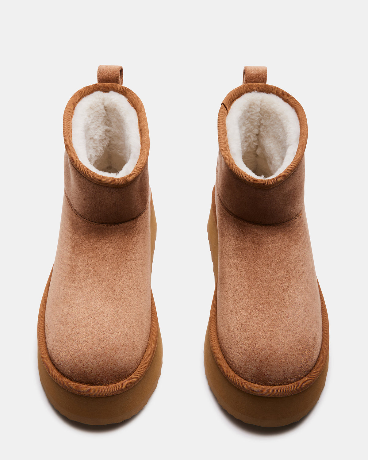 CRUE Chestnut Faux Fur Lined Bootie | Women's Booties - Steve Madden