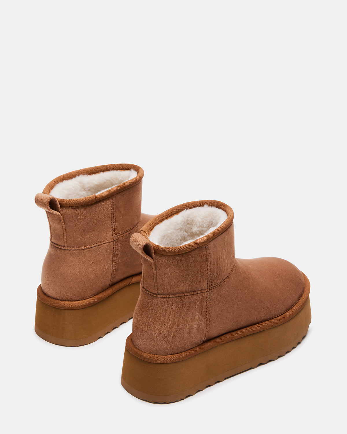 CRUE Chestnut Faux Fur Lined Bootie | Women's Booties - Steve Madden