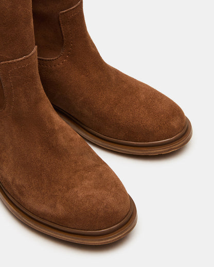 BATES Brown Suede Women's Boot - Steve Madden