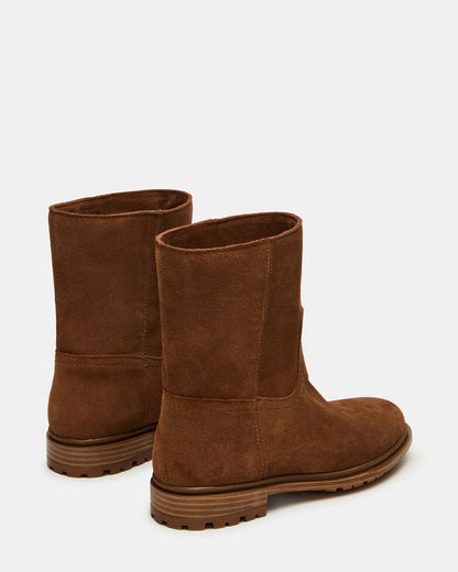 BATES Brown Suede Women's Boot - Steve Madden