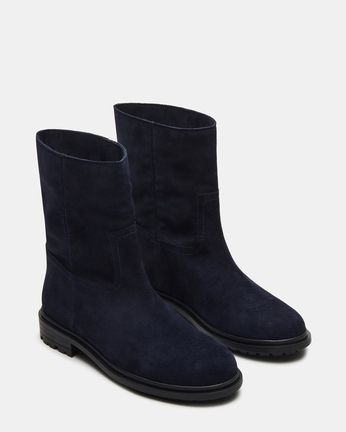 BATES Navy Suede Women's Boot - Steve Madden