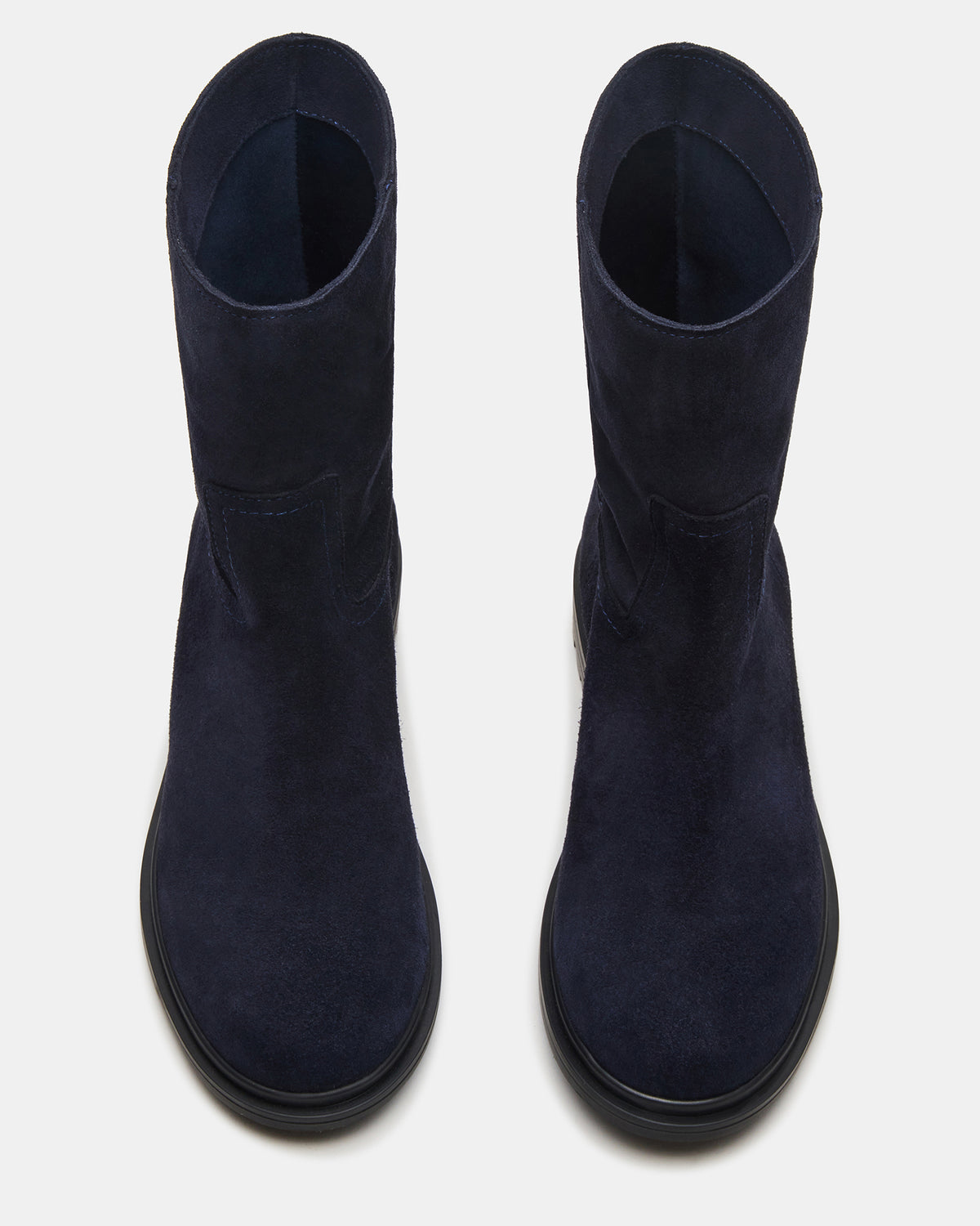 BATES Navy Suede Women's Boot - Steve Madden