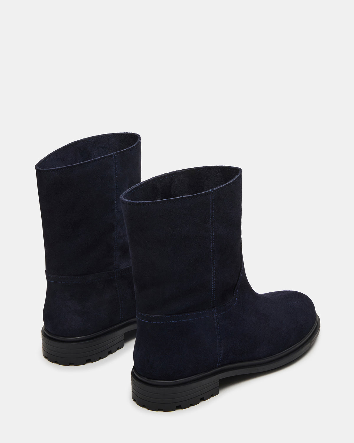 BATES Navy Suede Women's Boot - Steve Madden