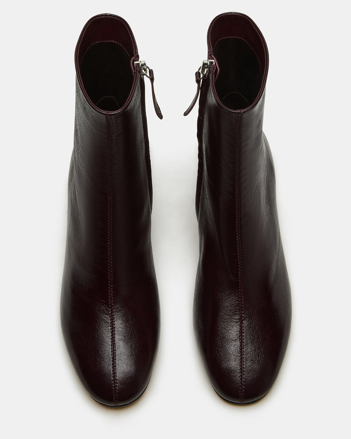 STROME Wine Patent Block Heel Women's Ankle Boot - Steve Madden