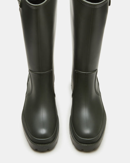 ROCKYH20 Olive Women's Water-Resistant Lug Boot - Steve Madden