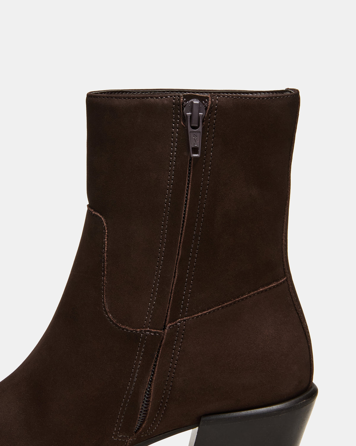 DANEY Brown Suede Square-Toe Women's Ankle Boot - Steve Madden