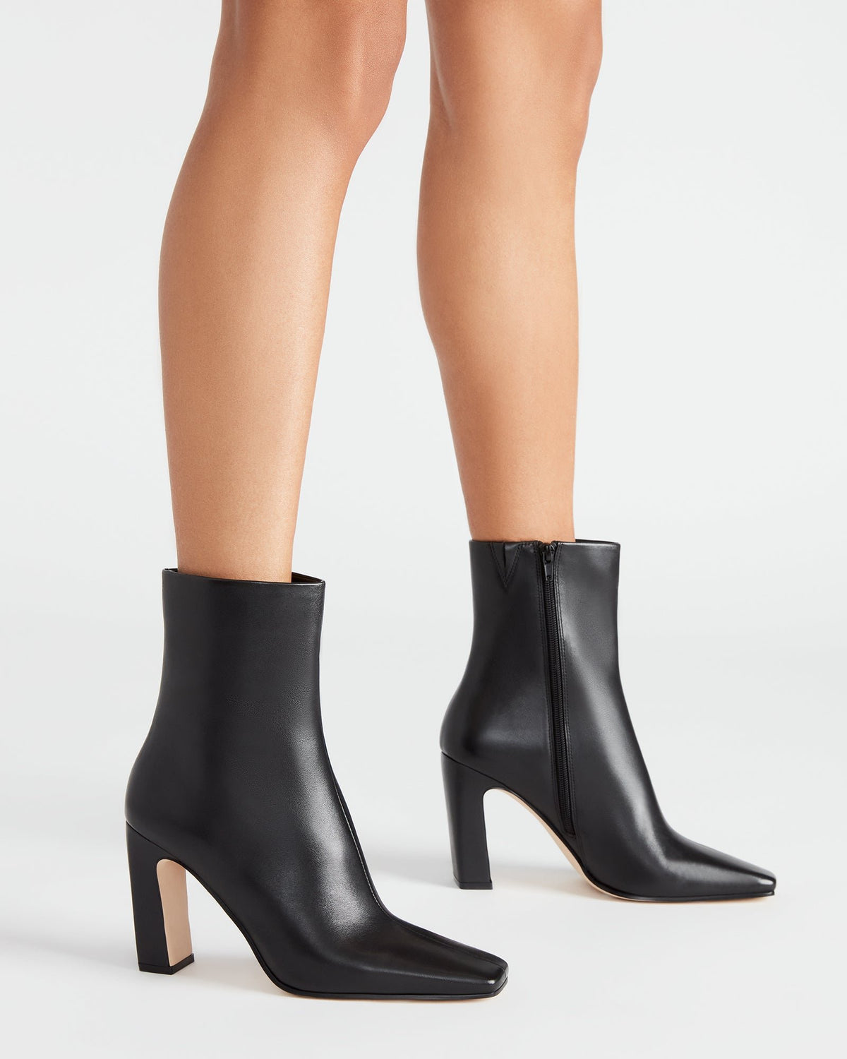 LIZABELLE Mauve Square Toe Ankle Boot | Women's Booties - Steve Madden