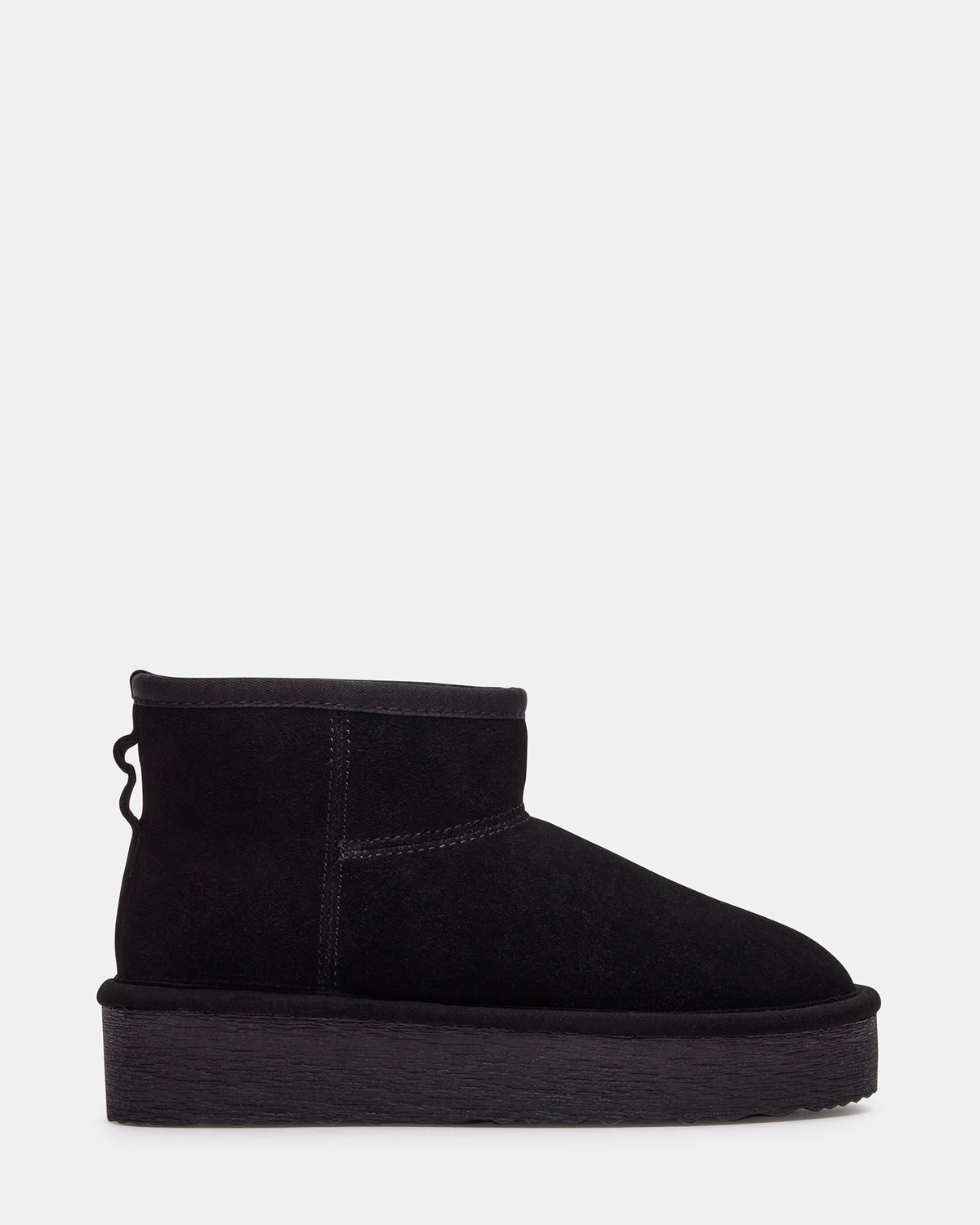 COMFY Black Suede Women's Ankle Boot - Steve Madden
