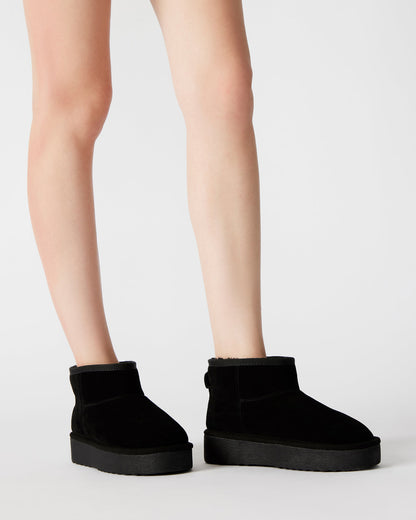 COMFY Black Suede Women's Ankle Boot - Steve Madden