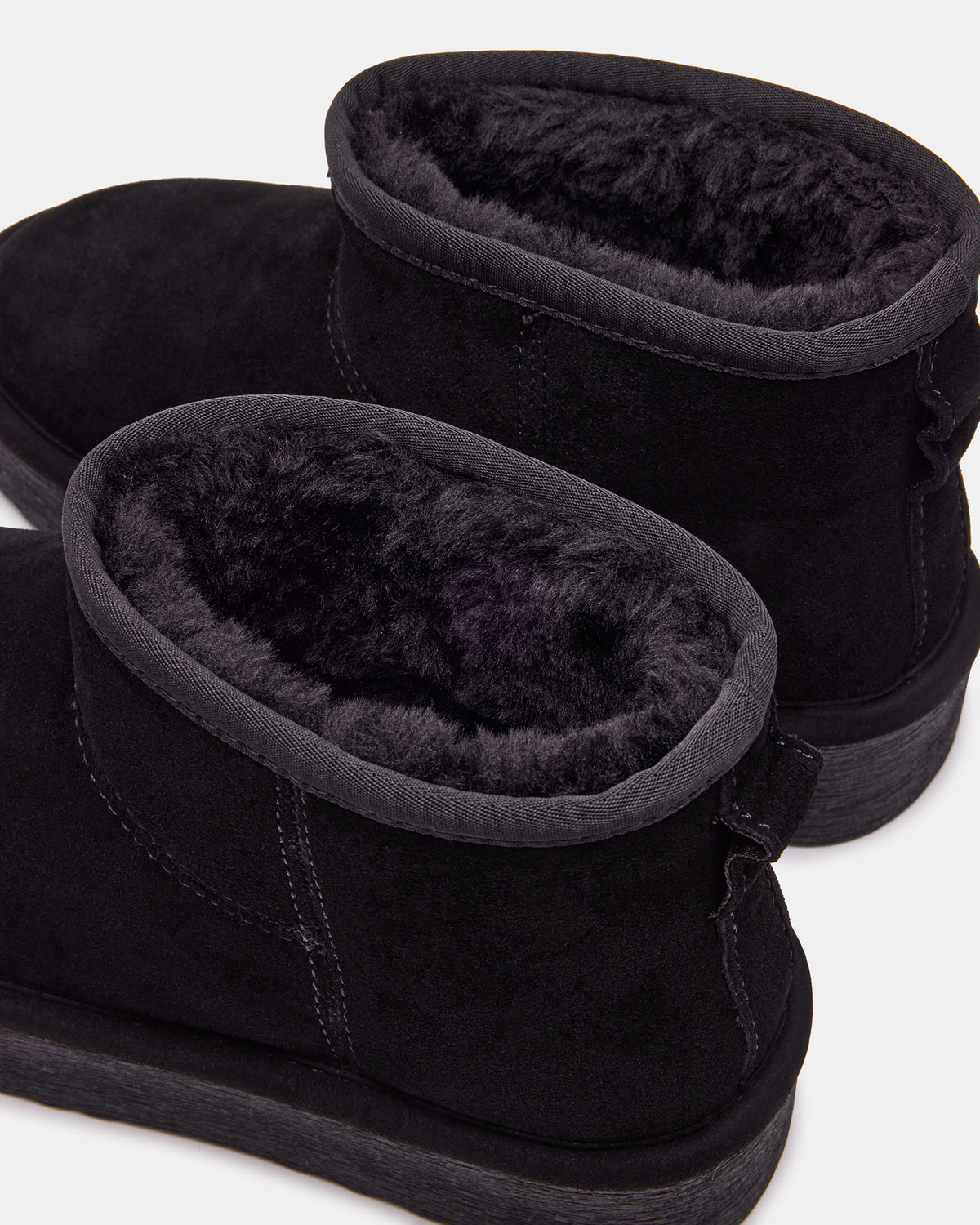 COMFY Black Suede Women's Ankle Boot - Steve Madden