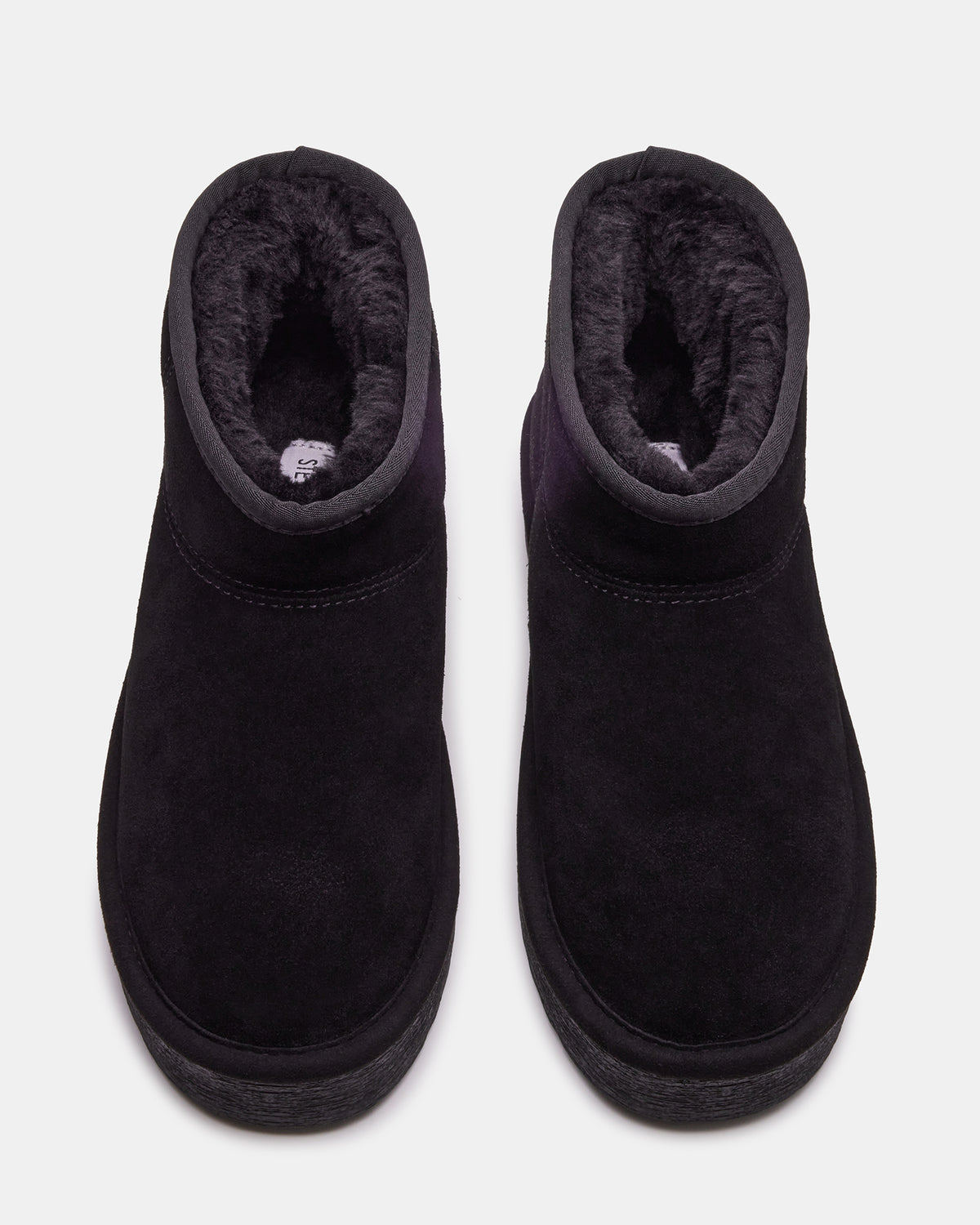COMFY Black Suede Women's Ankle Boot - Steve Madden
