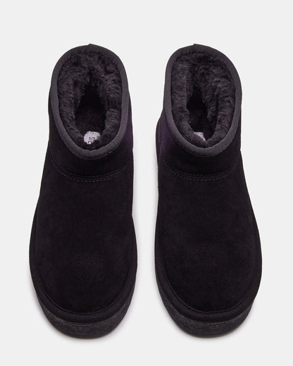 COMFY Black Suede Women's Ankle Boot - Steve Madden