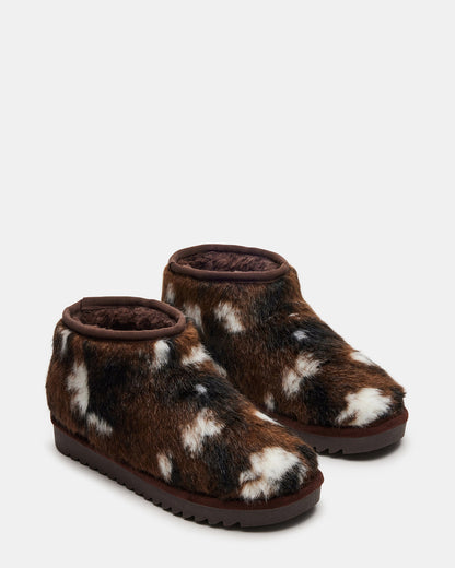 CABIN Faux Fur Multi Cozy Bootie | Women's Booties - Steve Madden
