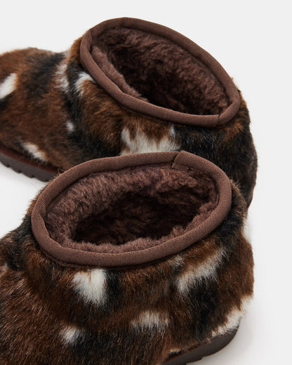 CABIN Faux Fur Multi Cozy Bootie | Women's Booties - Steve Madden