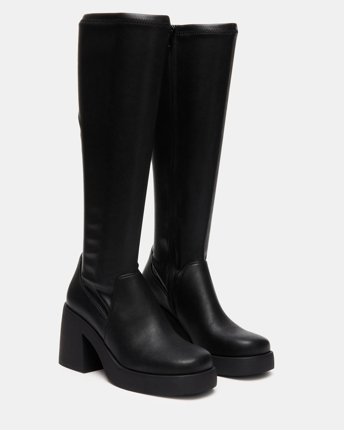BERKLEIGH Black Wide Calf Women's Knee High Boot - Steve Madden