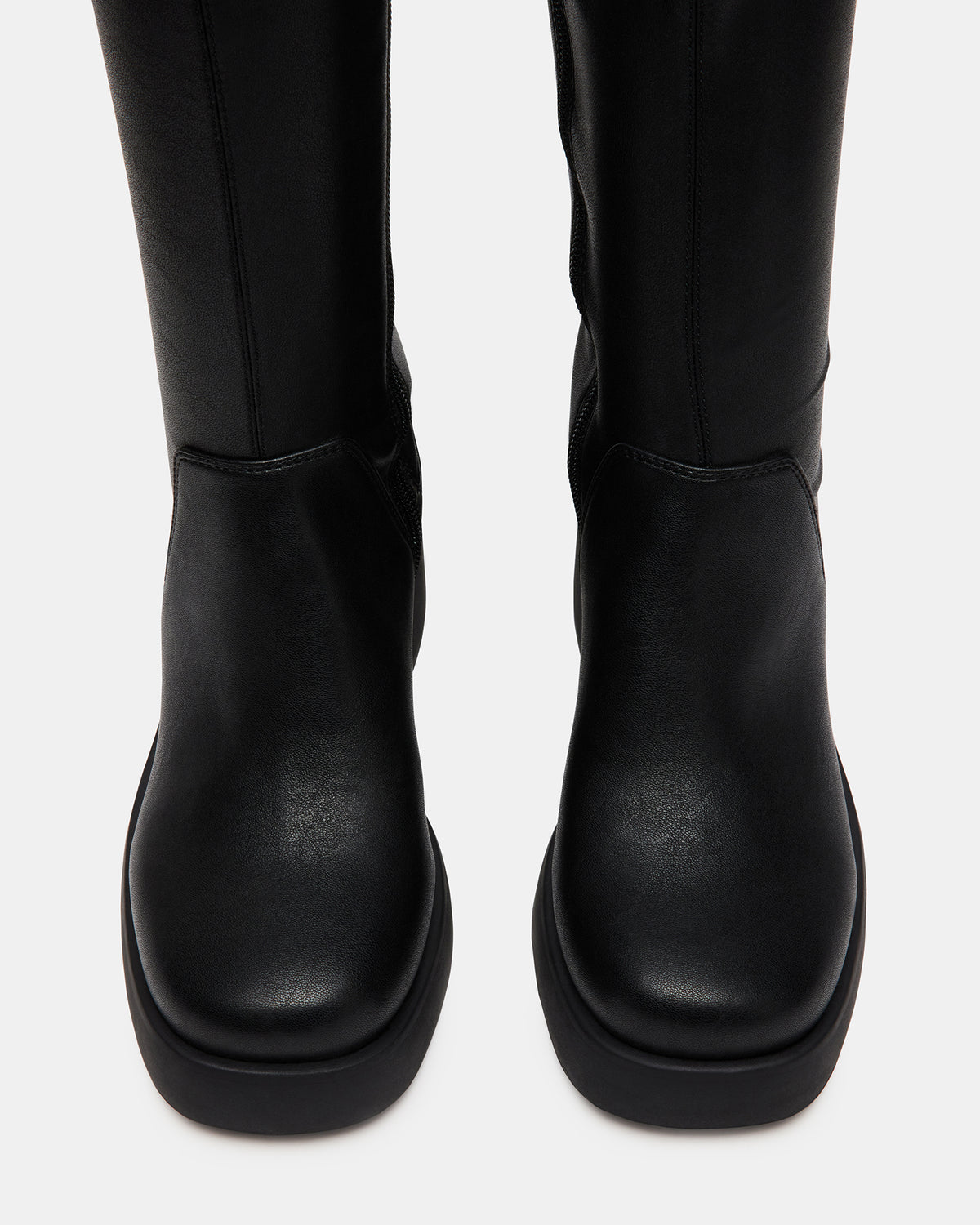 BERKLEIGH Black Wide Calf Women's Knee High Boot - Steve Madden