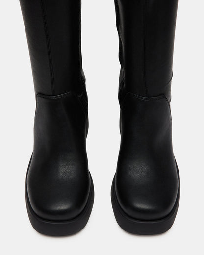 BERKLEIGH Black Wide Calf Women's Knee High Boot - Steve Madden