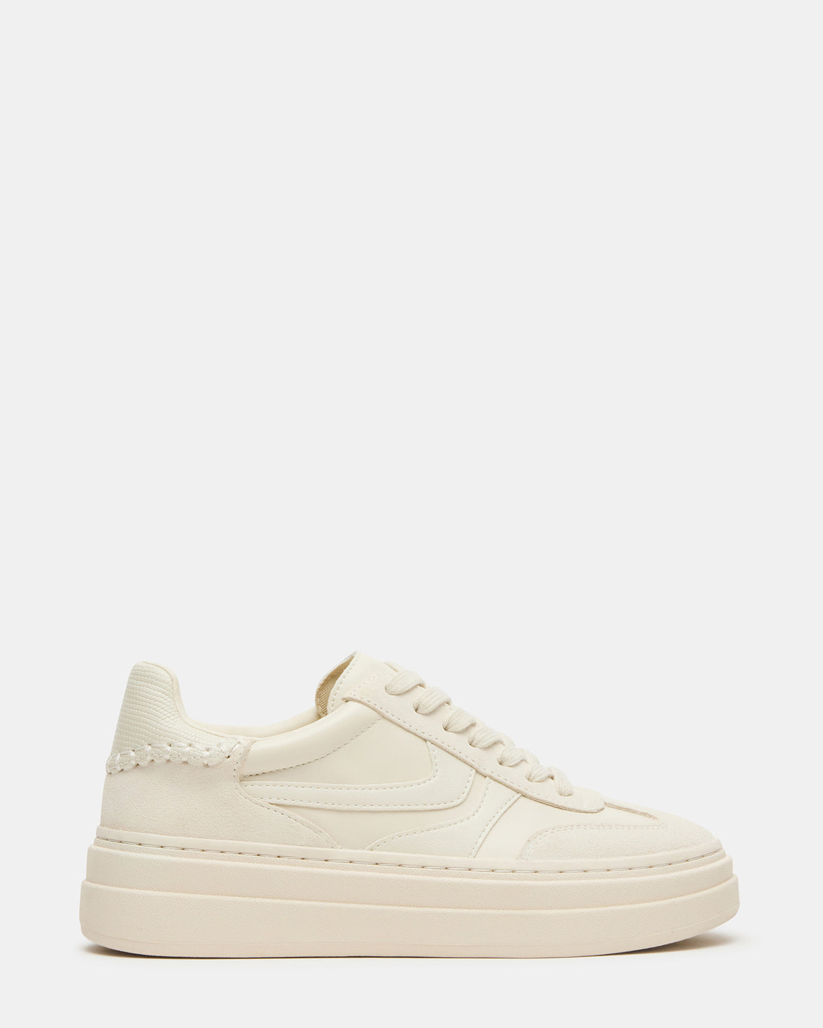 DODGE Off-White Low-Top Platform Women's Sneaker - Steve Madden