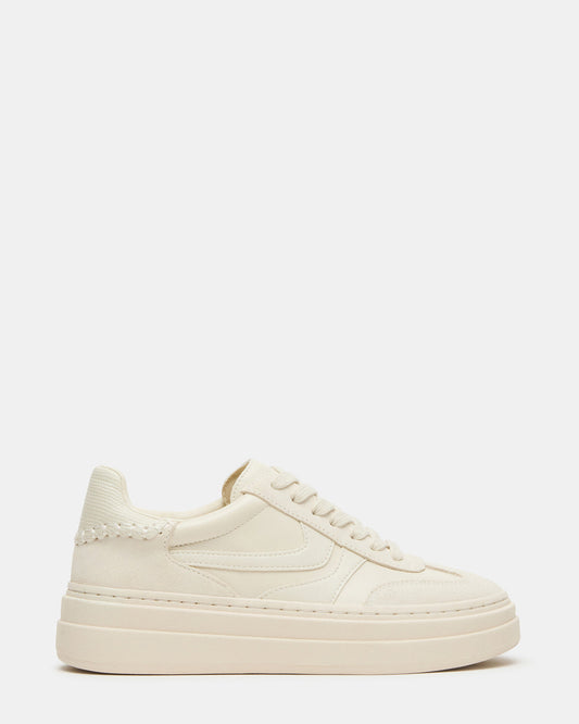 DODGE Off-White Low-Top Platform Women's Sneaker - Steve Madden