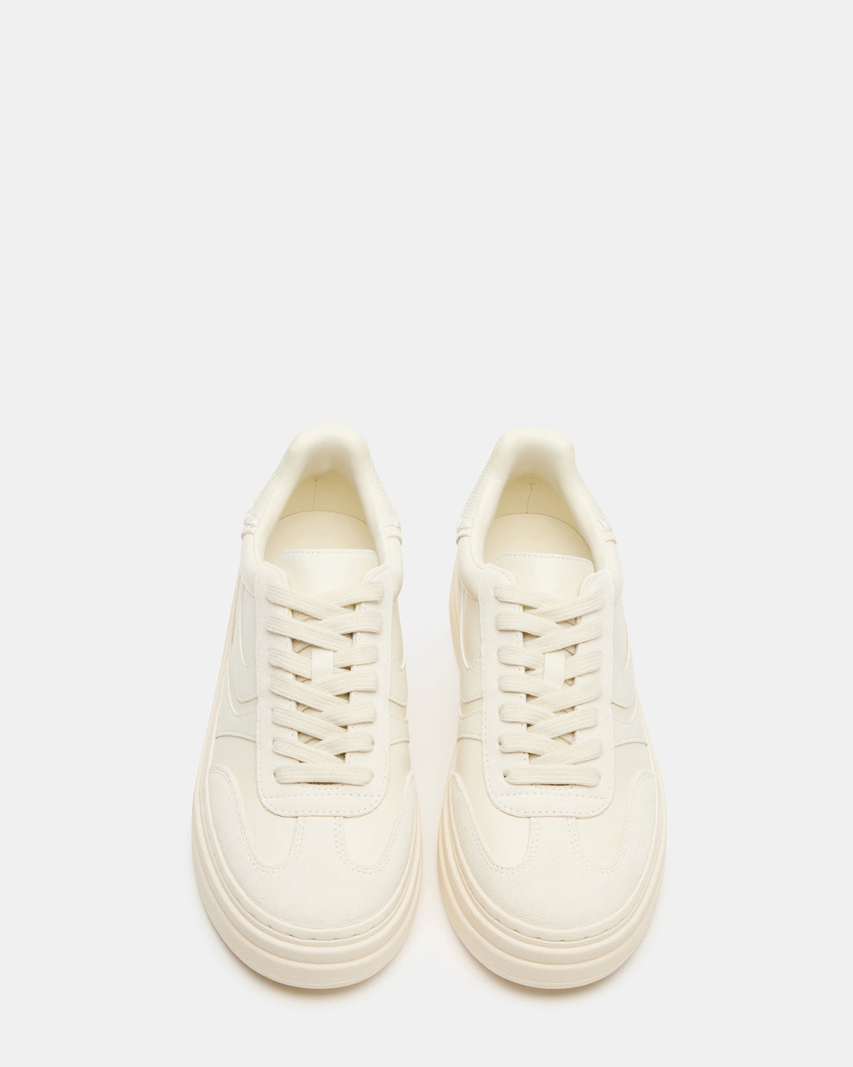 DODGE Off-White Low-Top Platform Women's Sneaker - Steve Madden