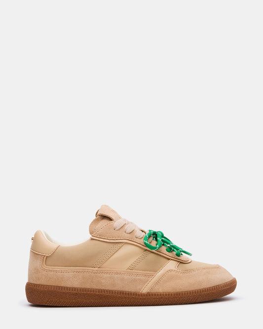 SPORTY Sand Low-Top Lace-Up Women's Sneaker - Steve Madden